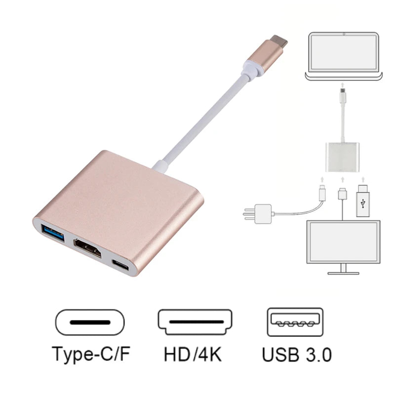 3 in 1 Usb Hub